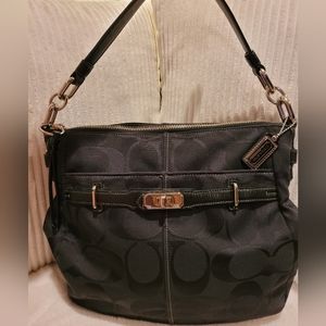 Coach Black Hobo Shoulder Purse